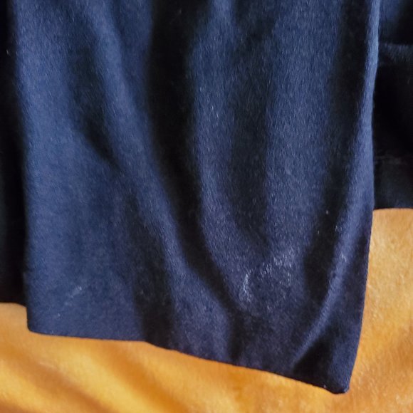 The Avenue Vintage Black Jacket with Lace Sleeves and Cuffs, Size Approx 2x Fair - Picture 10 of 10